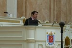 92.Антон выступает перед китайской делегацией, Санкт-Петербург, 25 мая 2007г. 